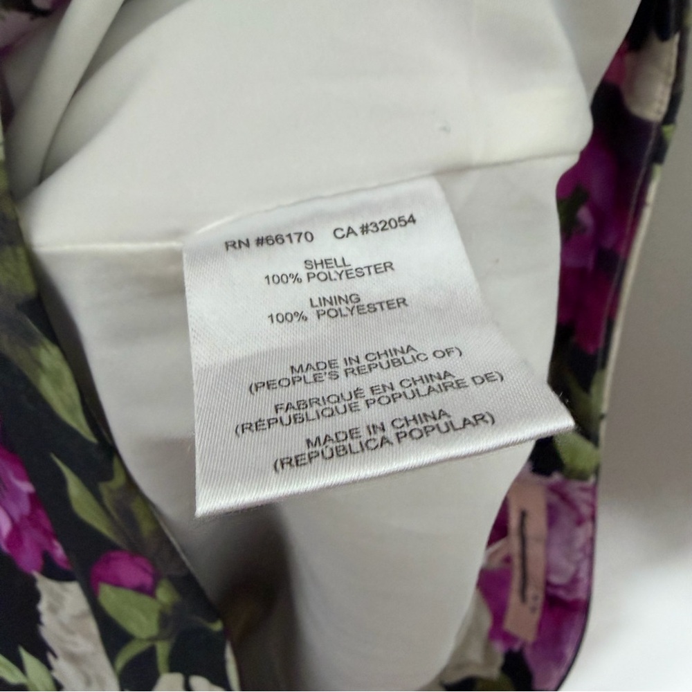 Anthropologie Hutch Meadow Midi Floral Asymmetrical Skirt Satin Size 4 790 - Picture 12 of 12